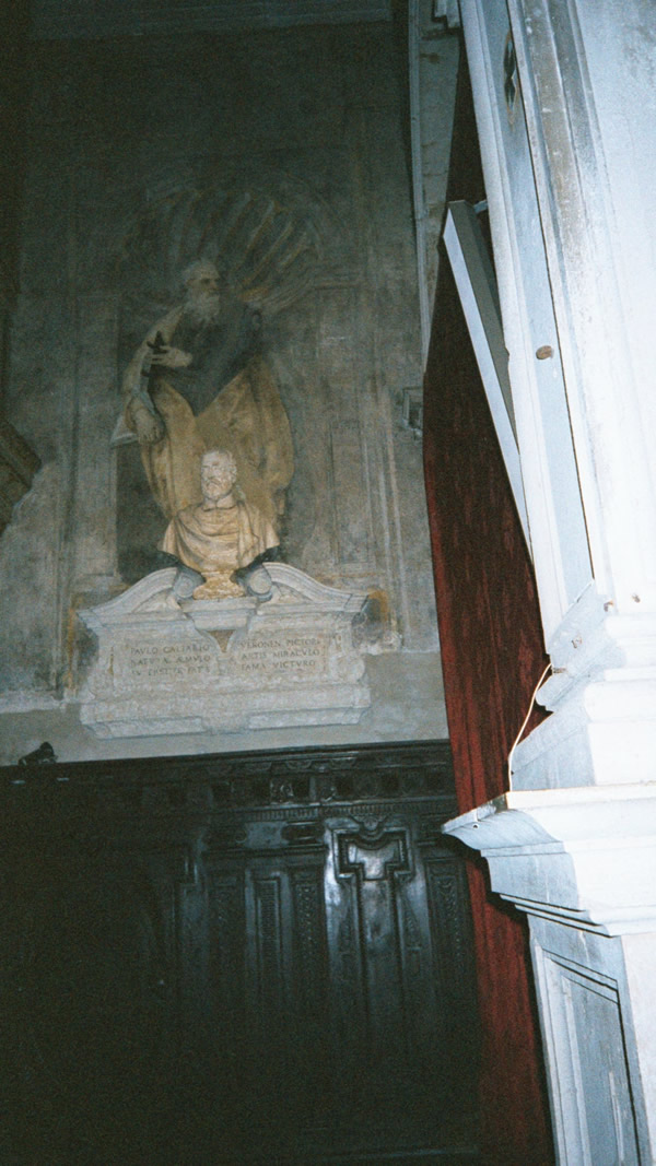 Another View of the Bust of Paolo Veronese